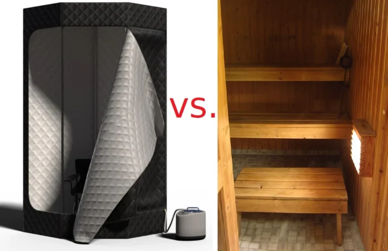 nurecover sauna vs. a real sauna