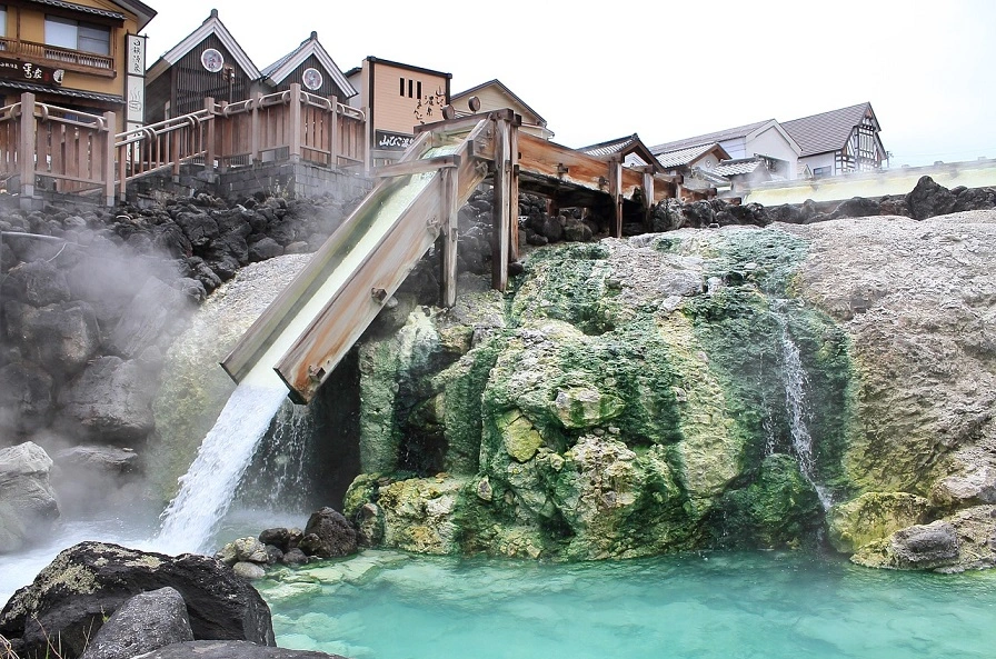 onsen in Kusatsu