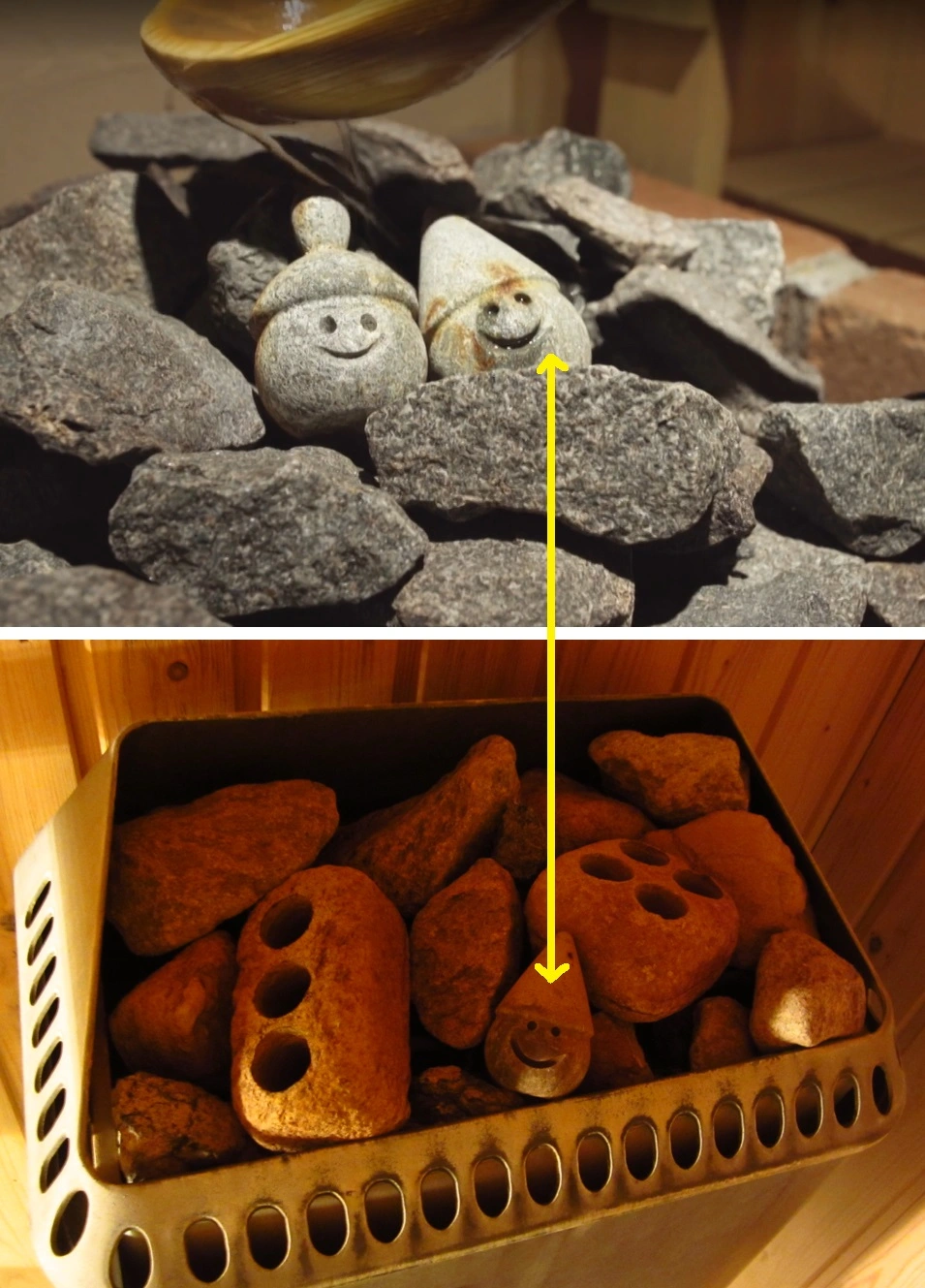 Finnish sauna rocks in Japan