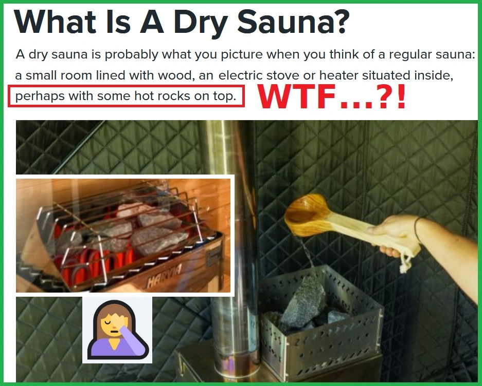 sauna heater used without sauna rocks