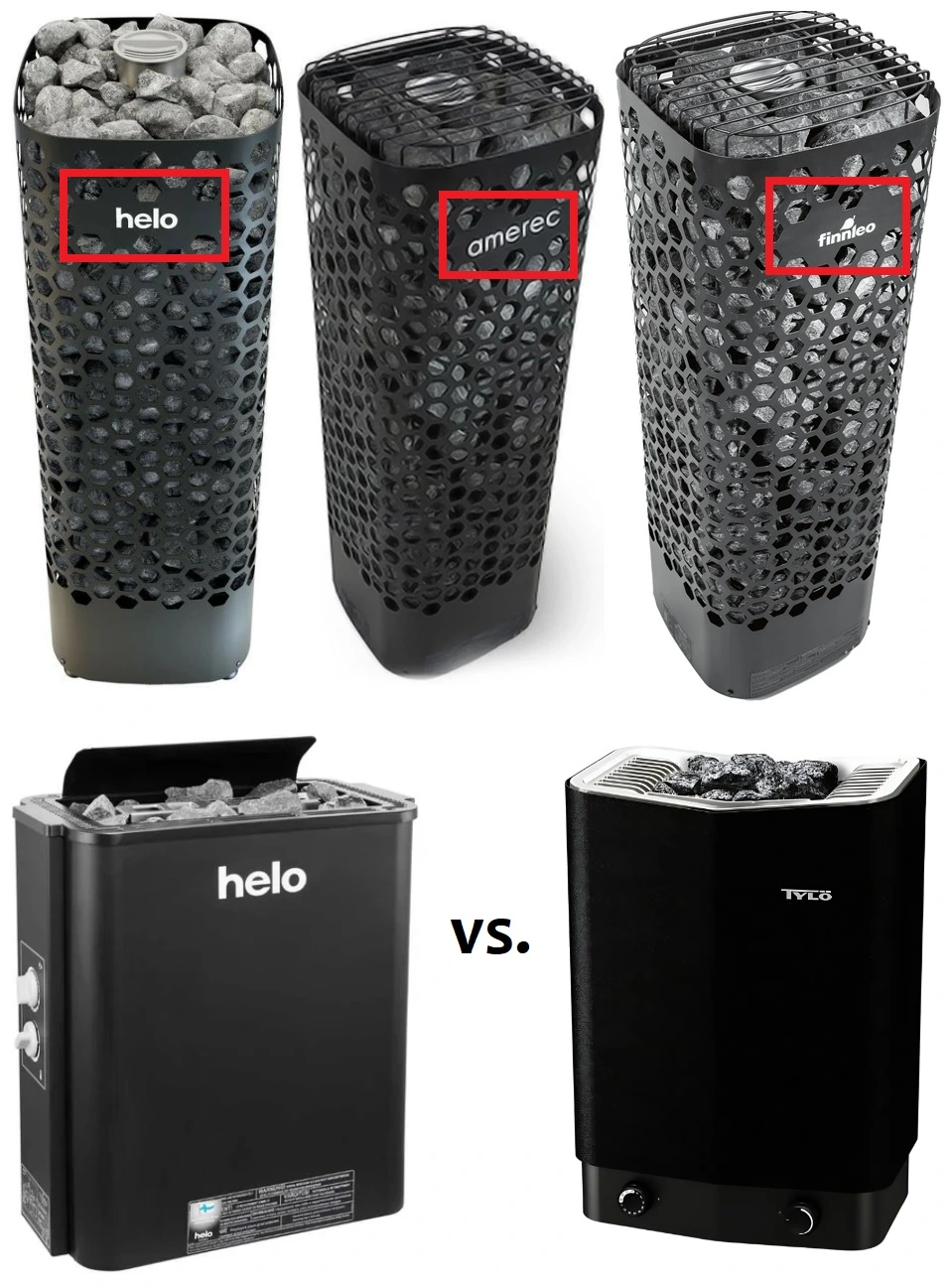 Helo heaters vs. Tylö