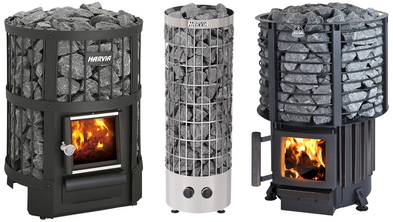 electric sauna heater and wood-burning sauna stoves