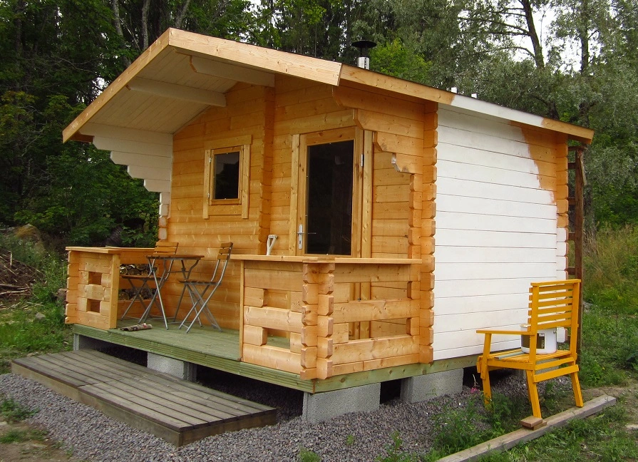 sauna paint job started