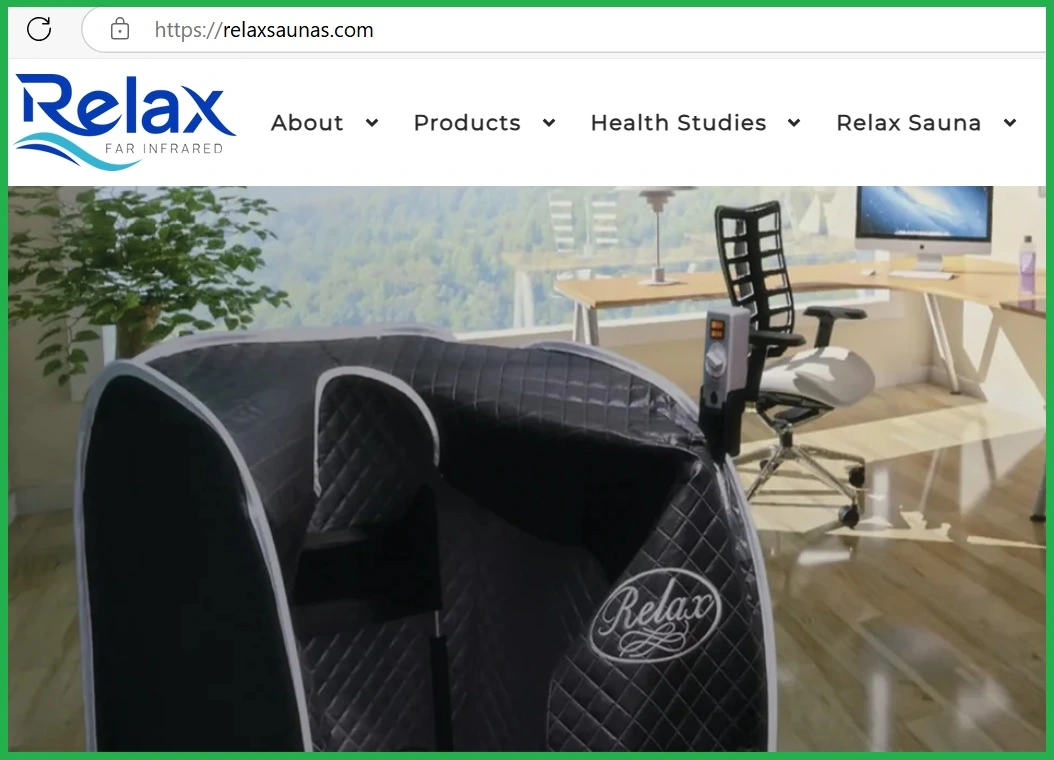 Relax Sauna's home page