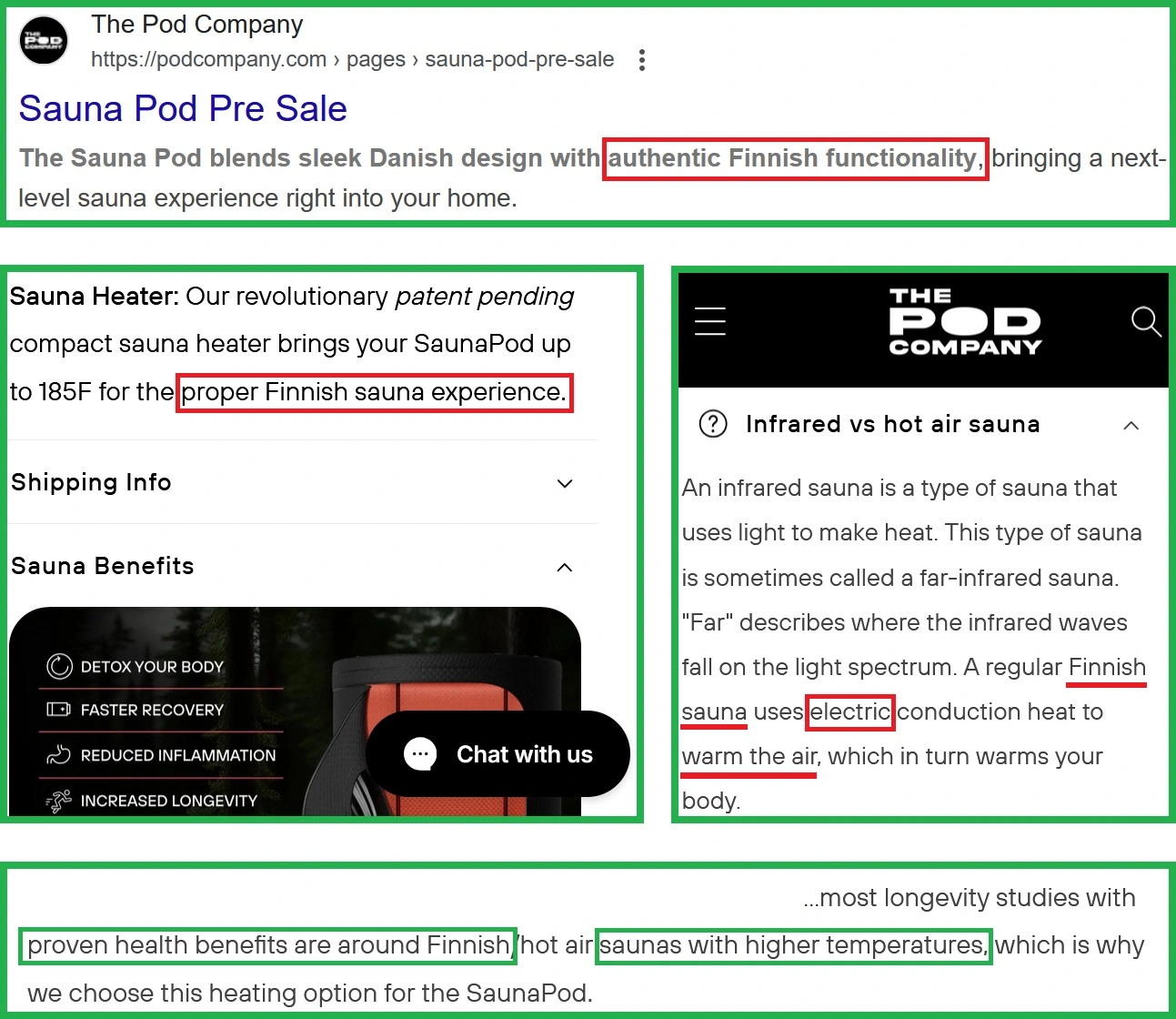 the lies used to sell the Sauna Pod