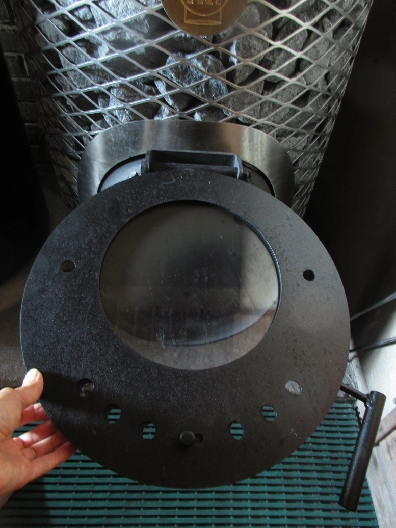 IKI sauna stove glass door