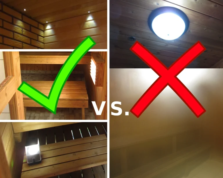 best sauna lights vs worst options