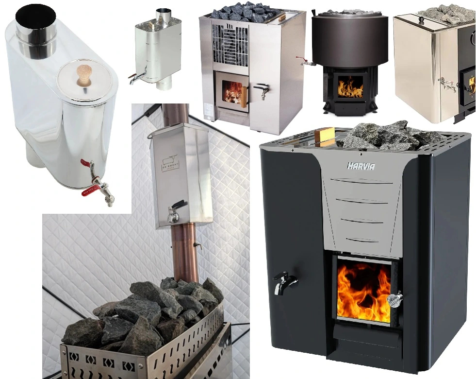 different types of sauna water tanks