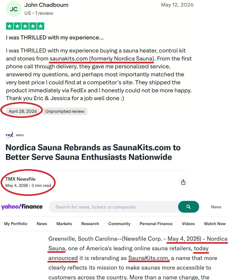 manipulated Nordica Sauna review