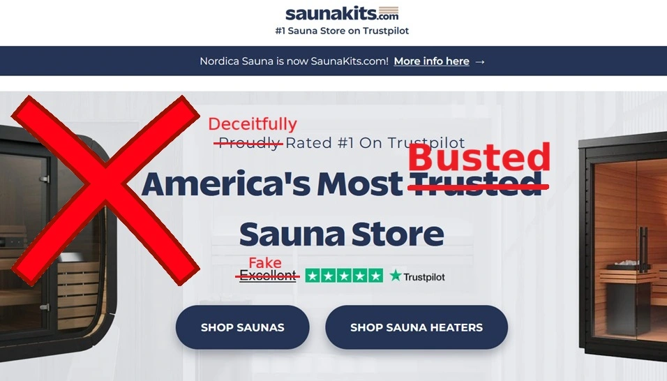 America's Most Busted Sauna Store