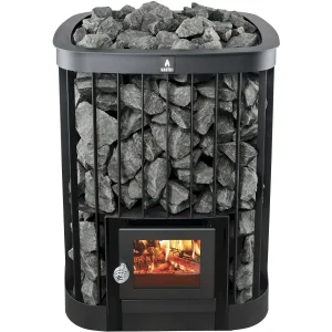 Kastor Saga wood-burning sauna stove, available in models 22 and 30