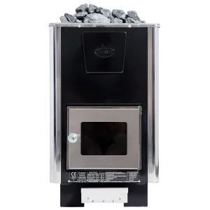 Misa wood-burning sauna stove, available in models 111, 112, and 113